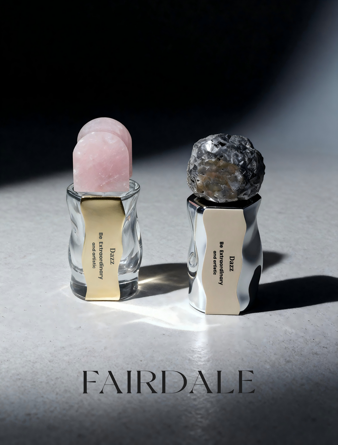 Raw Stone-Covered Perfume Bottle Packaging Materials | Fairdale