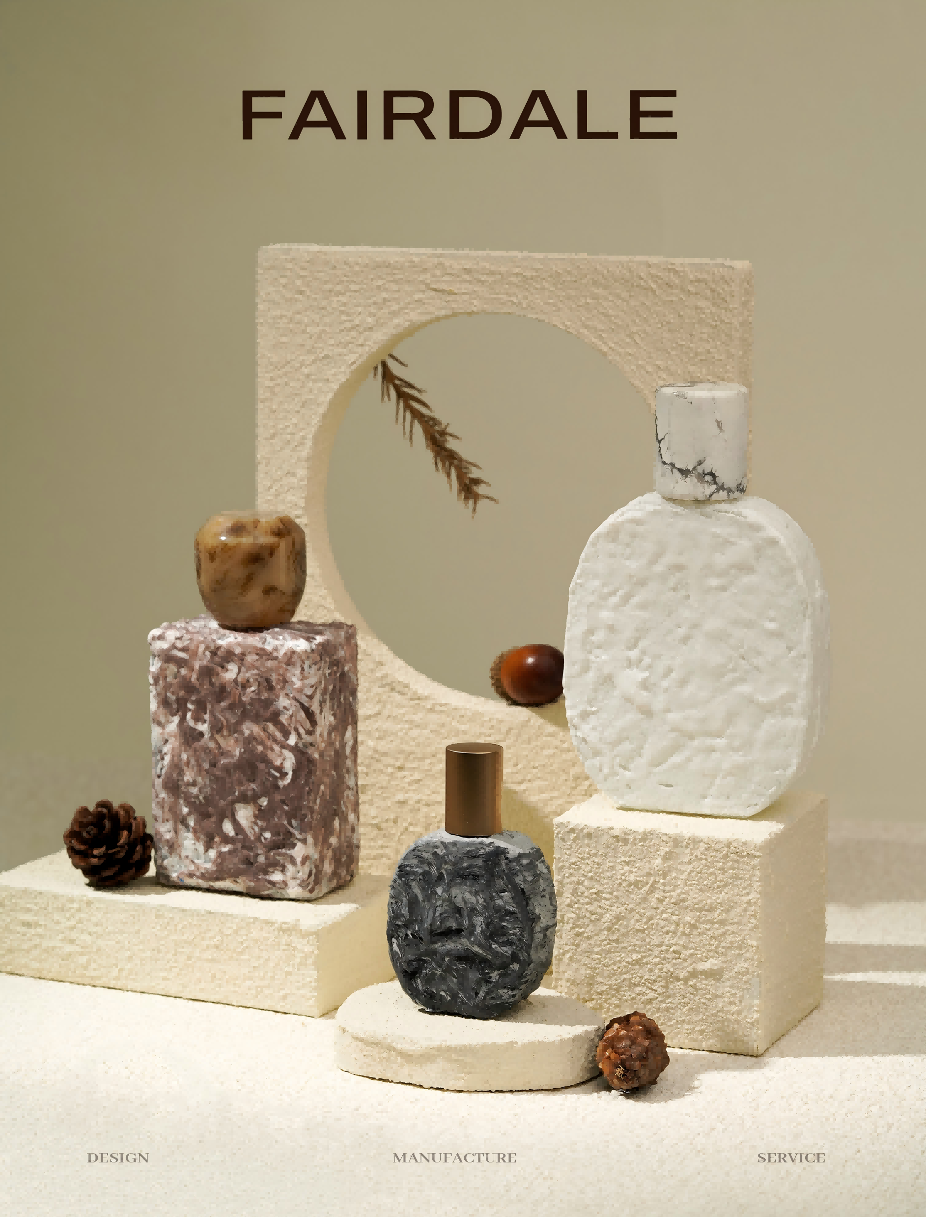 New Process Cement Perfume Bottle | Fairdale