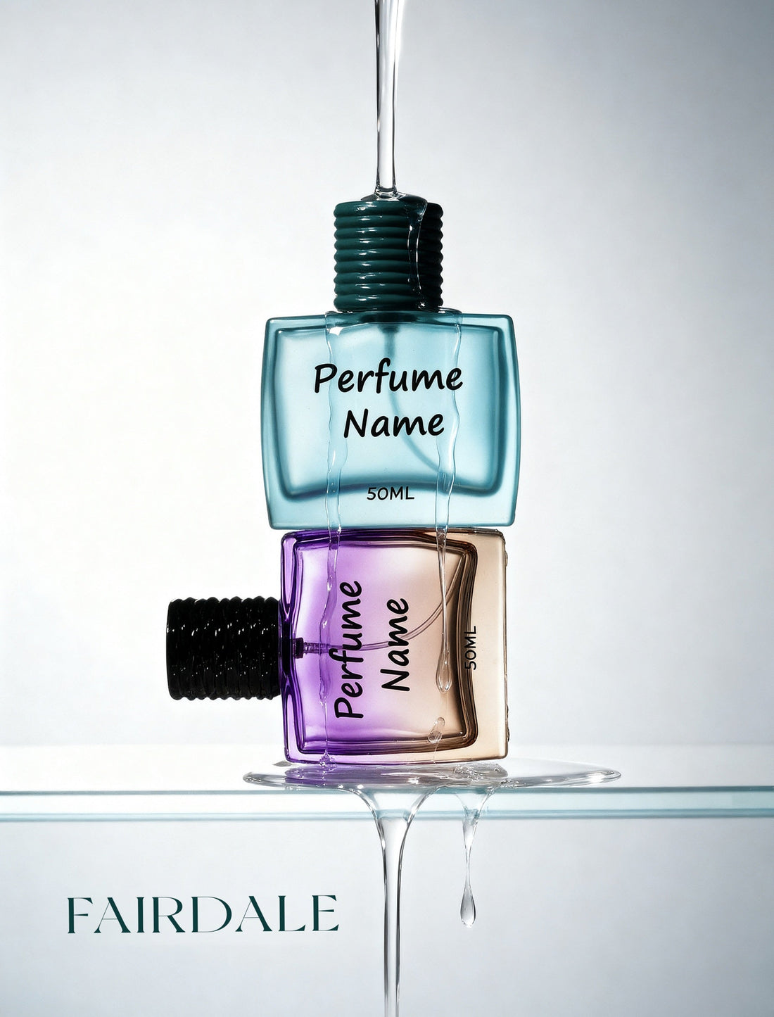 Elegant and minimalist perfume packaging | Fairdale