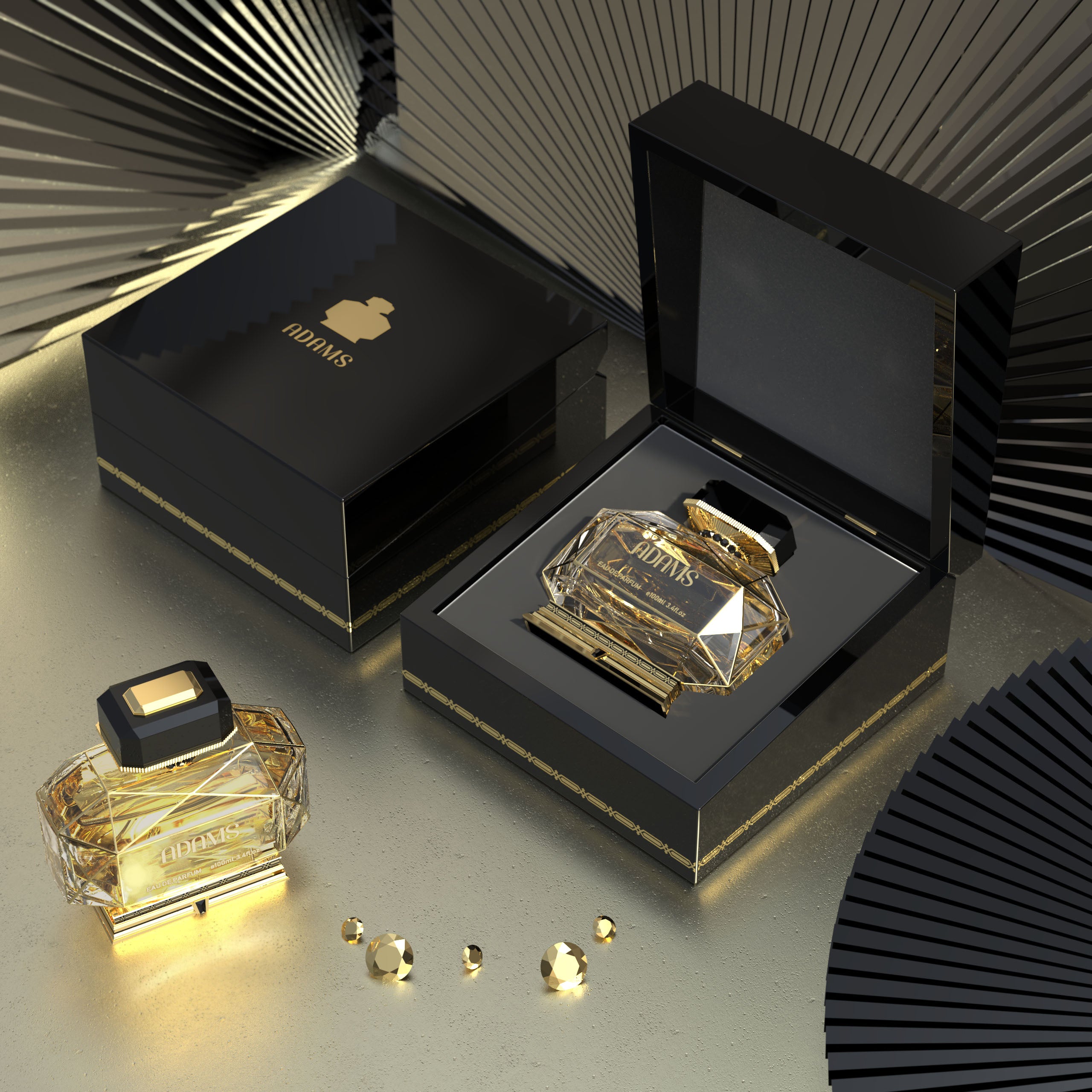 Manufacturer New Custom Packaging Refill 50ml 100ml Glass Empty Luxury Perfume Bottle With Box