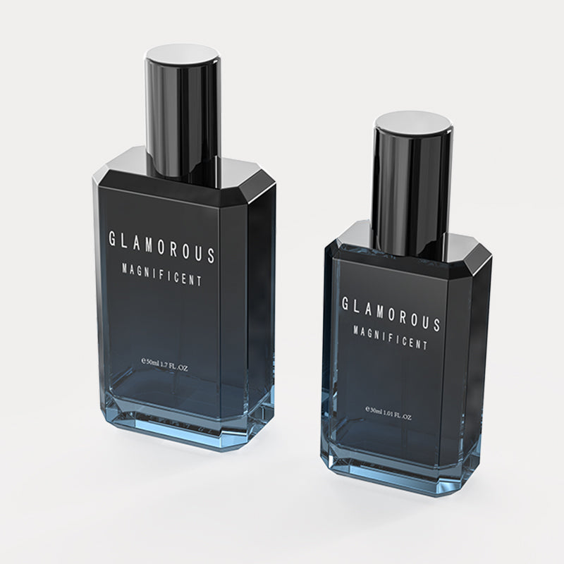 Gradient transparent spray 50ml perfume bottle