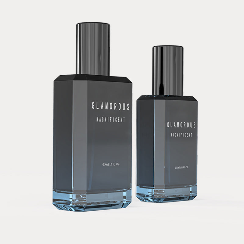 Gradient transparent spray 50ml perfume bottle