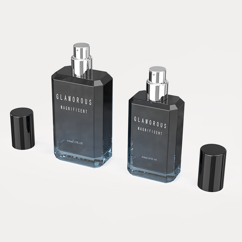 Gradient transparent spray 50ml perfume bottle